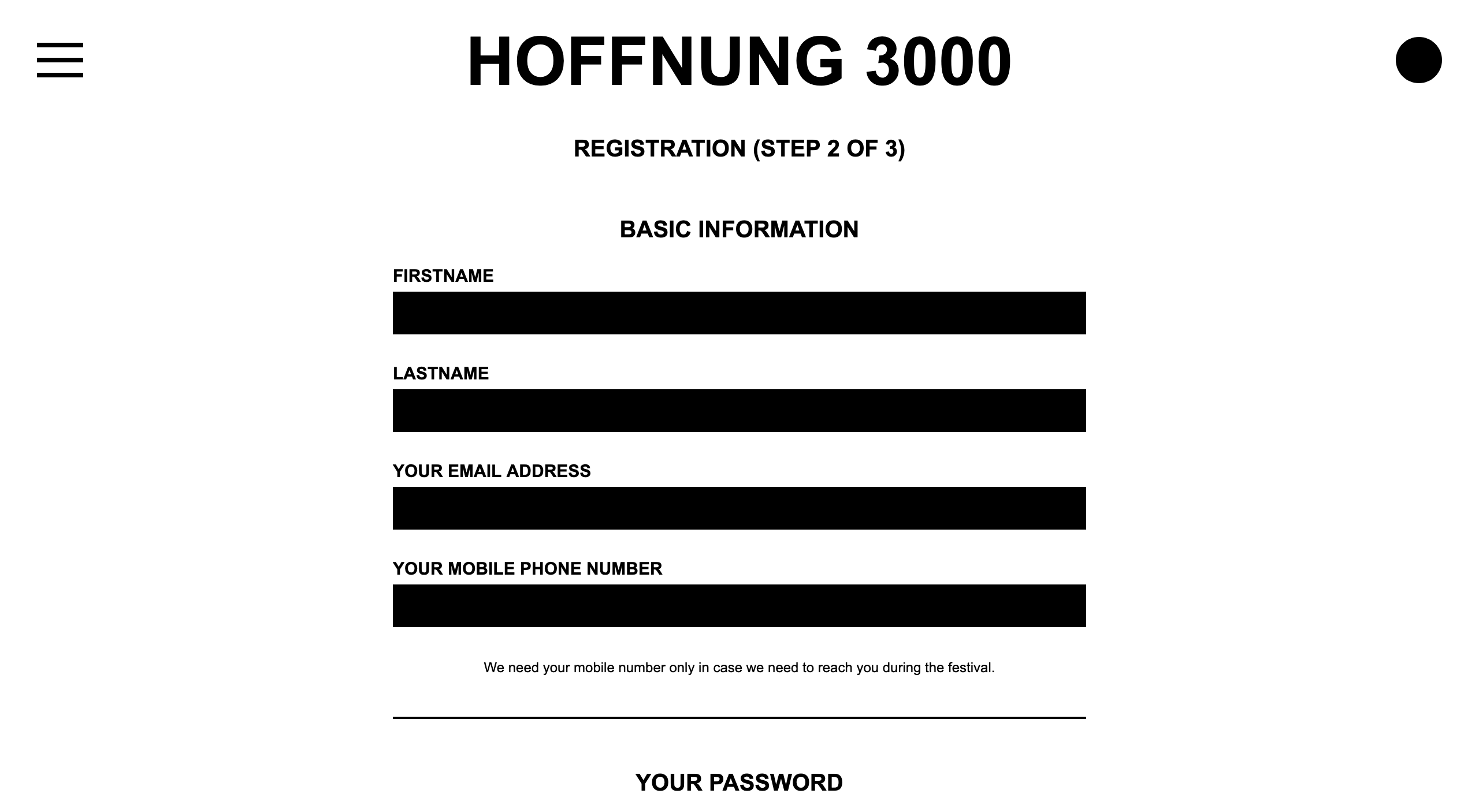 Register as a participant